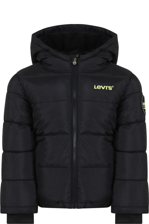 Levi's Coats & Jackets for Boys Levi's Black Jacket For Boy With Logo