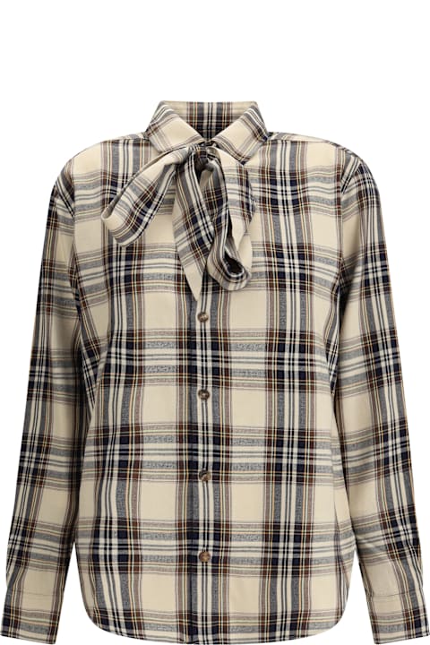 Homeware Saint Laurent Tartan Lavallière Shirt