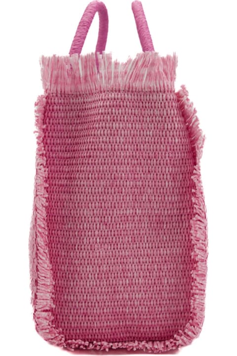Fashion for Women MC2 Saint Barth Colette Straw Bag In Pink Straw