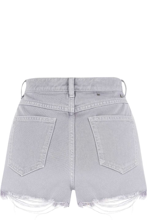 Pants & Shorts for Women Golden Goose Lilac Denim Shorts