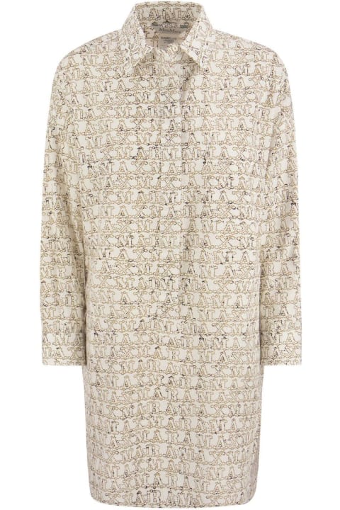 أدوات منزلية Max Mara Bevanda Logo Printed Dress
