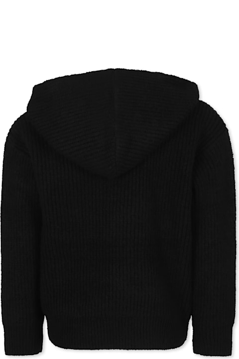 MSGM for Kids MSGM Black Sweater For Kids