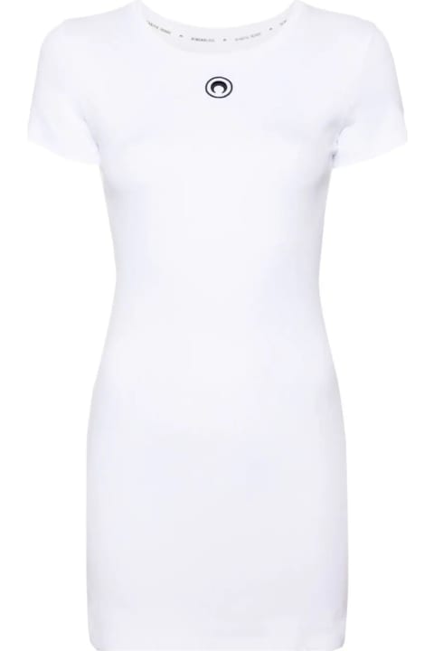 Fashion for Women Marine Serre Organic Cotton Rib T-shirt Dress
