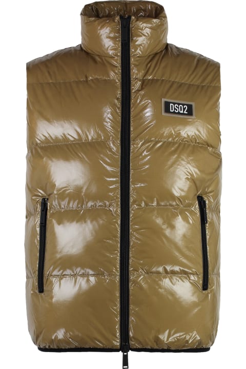 Dsquared2 Coats & Jackets for Men Dsquared2 Full Zip Field Vest