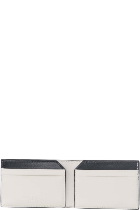 メンズ Saint Laurentの財布 Saint Laurent 'paris' Bi-fold Card Holder