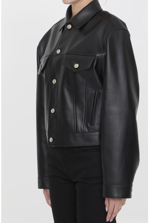 ウィメンズ Balenciagaのウェア Balenciaga Leather Jacket