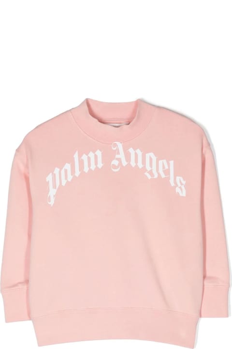Palm Angels for Kids Palm Angels Palm Angels Sweaters Pink