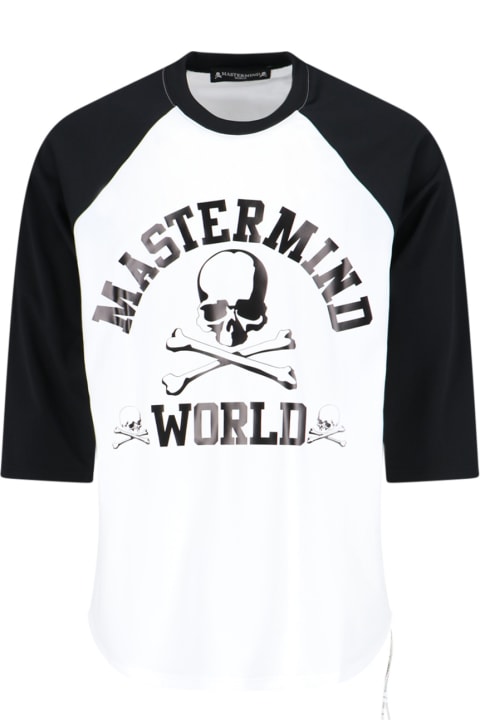 MASTERMIND WORLD Clothing for Men MASTERMIND WORLD "raglan" Logo T-shirt