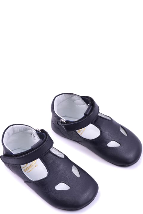 Gallucci Shoes for Baby Boys Gallucci Leather Shoes With Buckle