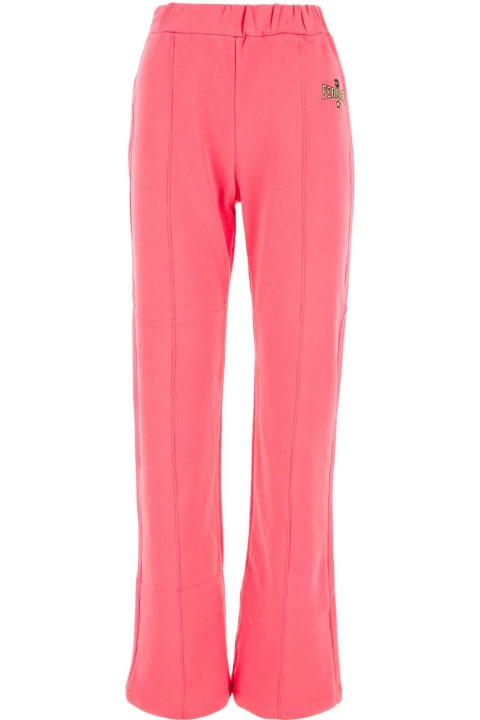 Chiara Ferragni Pants & Shorts for Women Chiara Ferragni Dark Pink Cotton Joggers