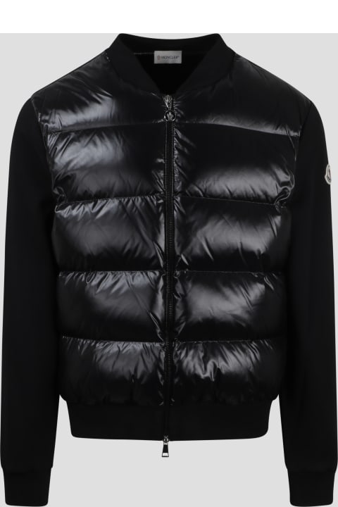Padded Cotton Cardigan