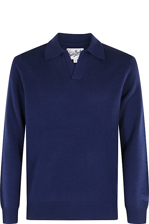 Homeware MC2 Saint Barth Knit Long Sleeve Polo