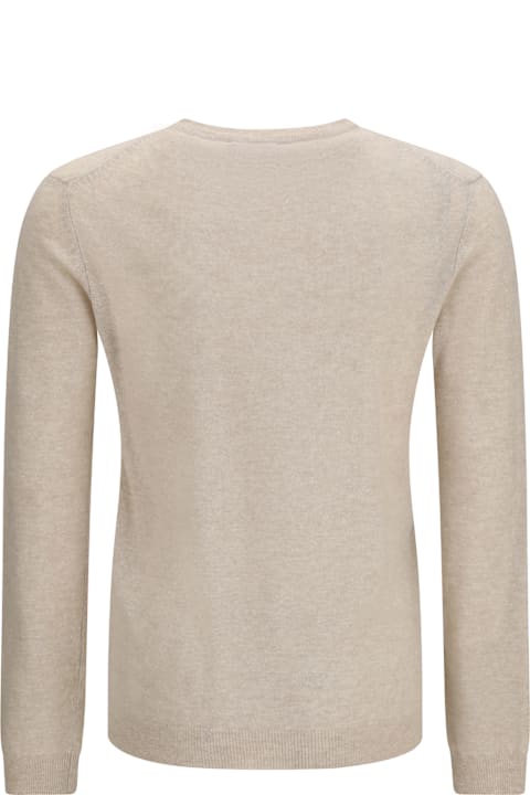 Aragona for Women Aragona Crewneck Sweater In Cashmere And Linen