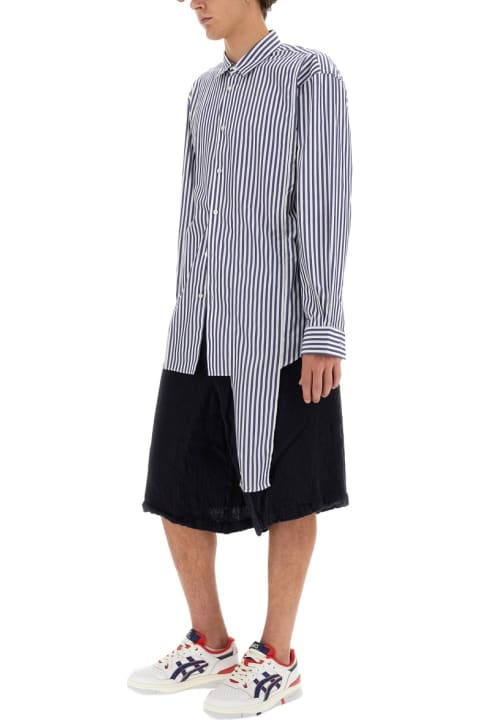 Comme des Garçons Shirt Men Comme des Garçons Shirt Oversize Bermuda Shorts