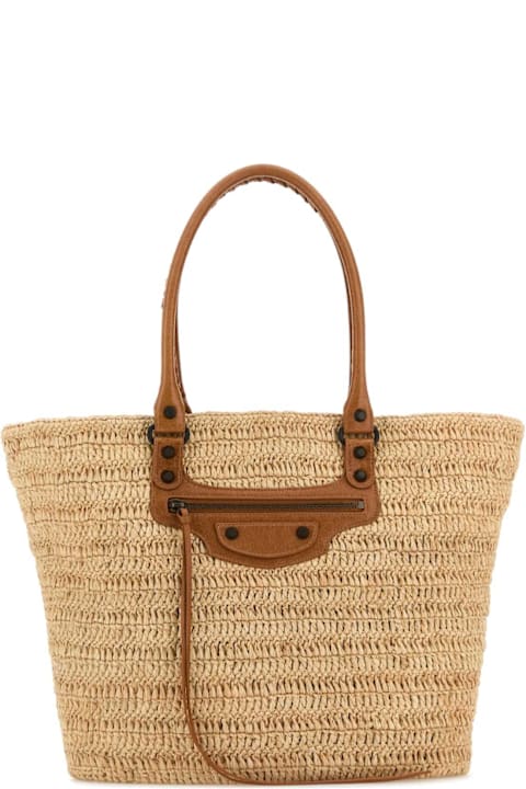 Balenciaga Bags for Women Balenciaga Raffia Medium Le City Shopping Bag