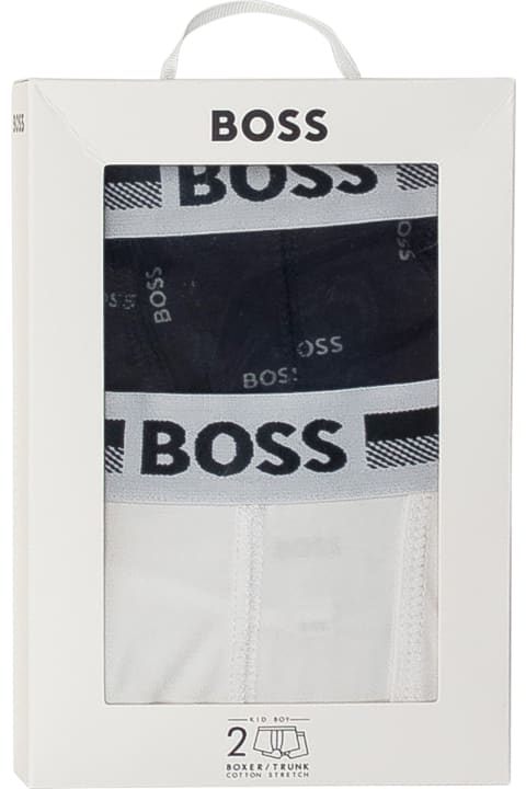 Underwear for Boys Hugo Boss Set Of 2 Boxer Shorts