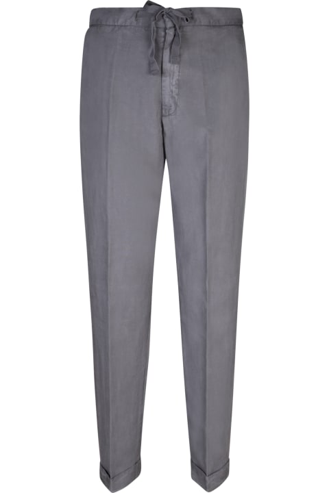 Officine Générale Pants for Men Officine Générale Straight Leg Grey Trousers