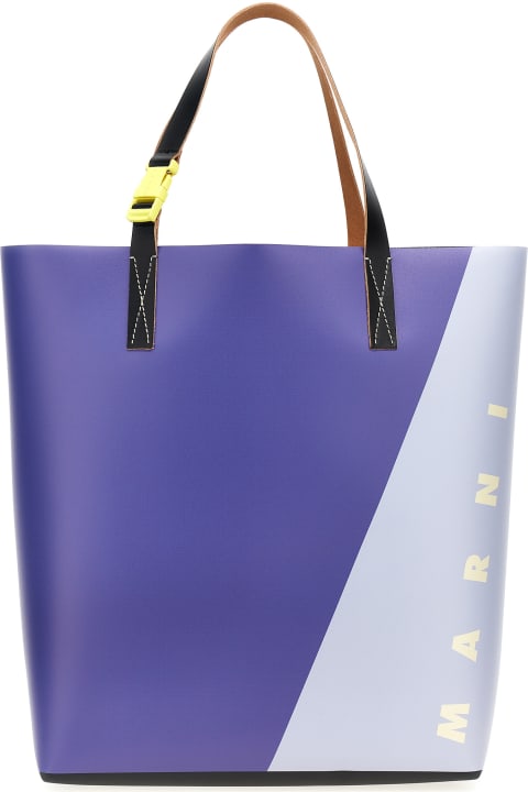 メンズ Marniのトートバッグ Marni Logo Shopping Bag