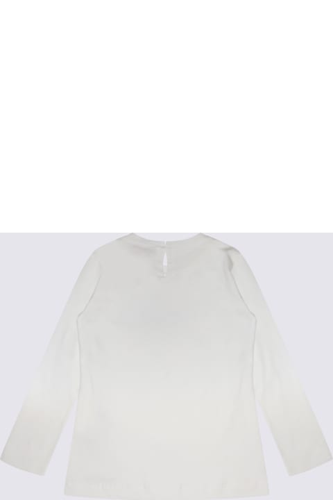 Fashion for Girls Monnalisa Cream Cotton T-shirt