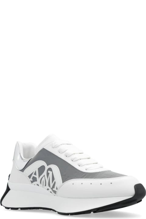 Sneakers for Men Alexander McQueen Panelled Lace-up Sneakers