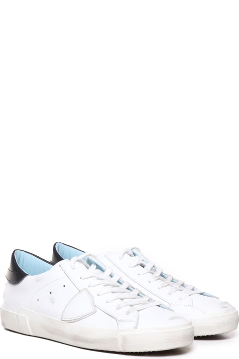 Philippe Model Sneakers for Men Philippe Model Parisx Sneakers In Leather