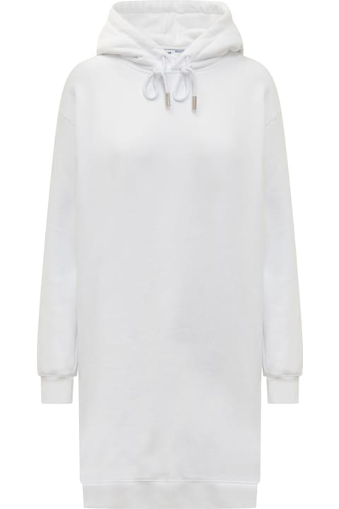 Off-White for Women Off-White Diagonal Hoodie Dress