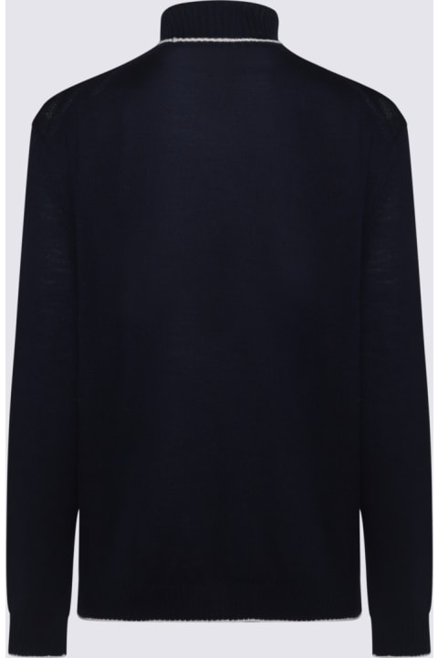 Eleventy Sweaters for Men Eleventy Navy Wool Knitwear