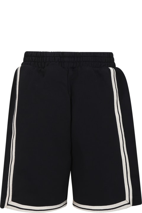 Palm Angels for Kids Palm Angels Black Trousers For Boy With Logo
