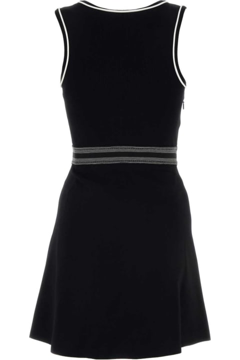 Clothing Sale for Women Loewe Black Stretch Viscose Blend Mini Dress