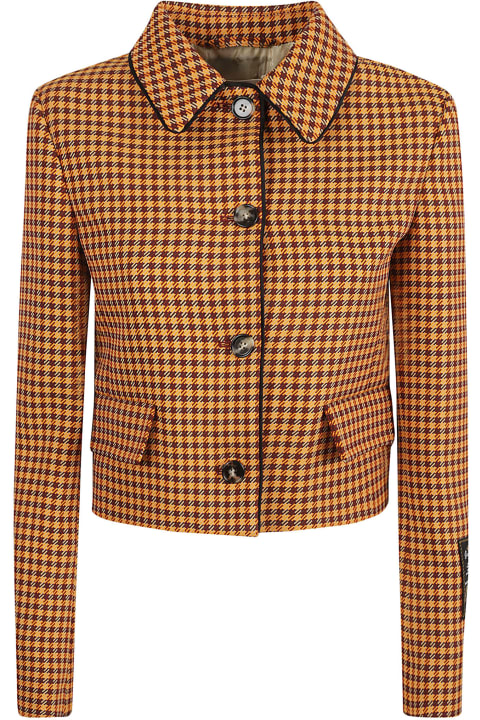 Marni for Women Marni Yarn Dyed Recycled Check Jacket