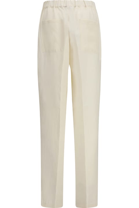 Laneus for Women Laneus Linen And Viscose Pants