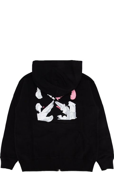 Off-White Sweaters & Sweatshirts for Girls Off-White Arrow Acrylic Zip-up Hoodie