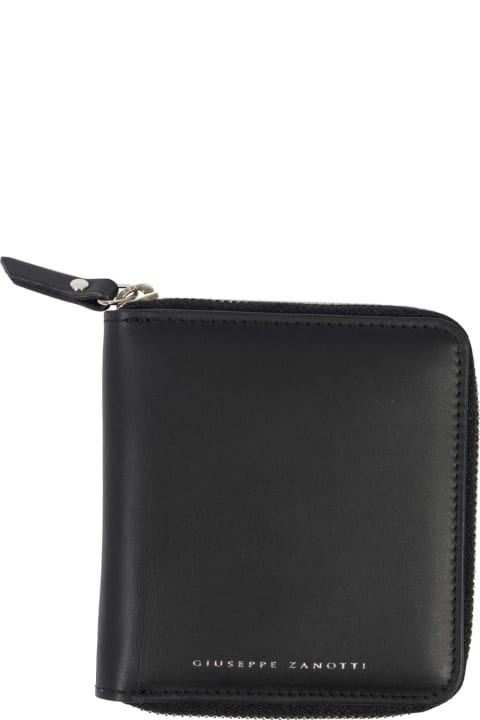 Wallets for Men Giuseppe Zanotti Leather Wallet