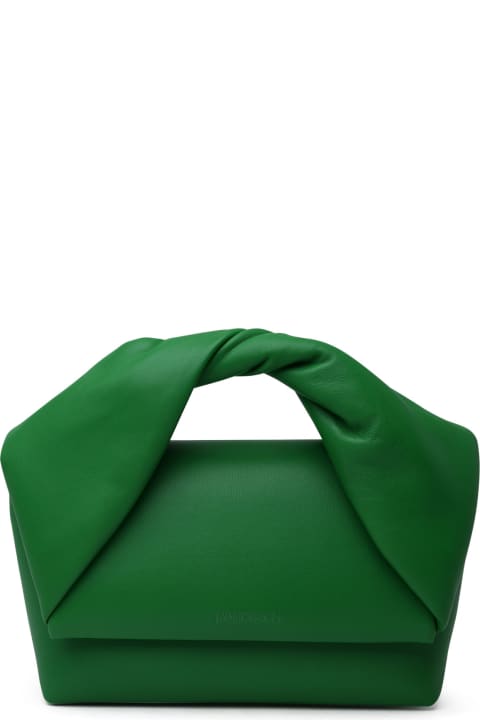 J.W. Anderson Totes for Women J.W. Anderson Twister Green Leather Bag