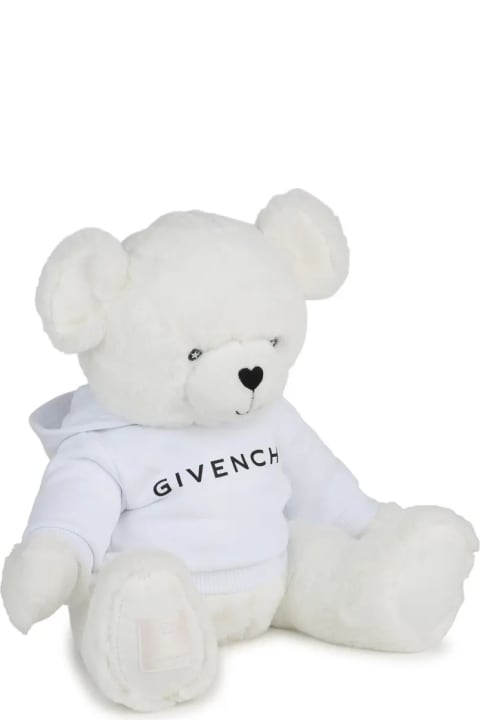 Accessories & Gifts for Baby Girls Givenchy White Givenchy Teddy Bear Plush