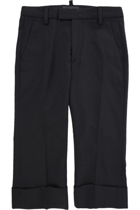 Bottoms for Boys Dsquared2 Wool Pants