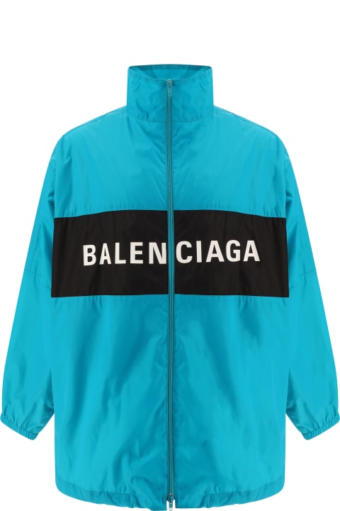 Balenciaga Menのセール Balenciaga Windbreaker Logo Jacket