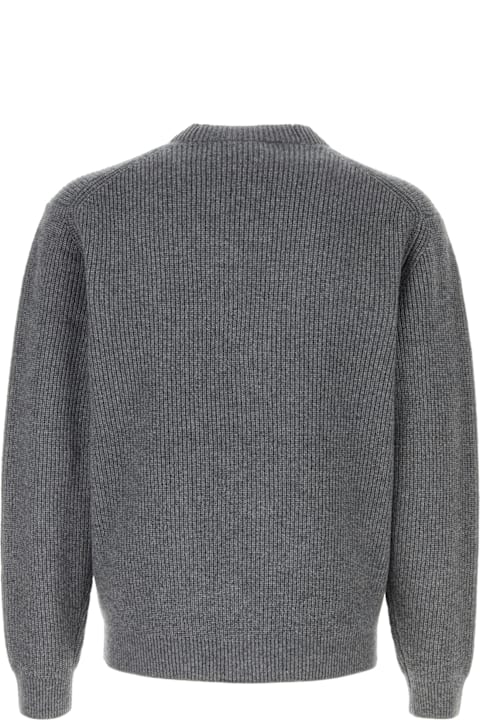 Maison Kitsuné Sweaters for Men Maison Kitsuné Bold Fox Head Patch Comfort Ribbed Cardigan