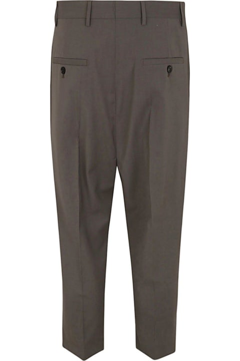 Rick Owens Men Rick Owens Tapered-leg Cropped Trousers