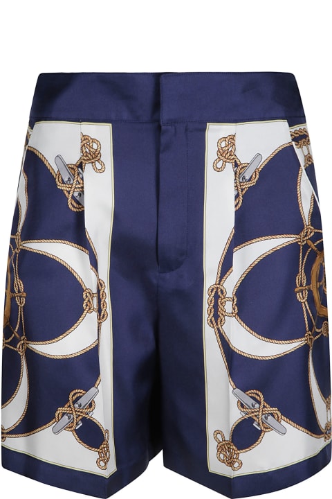 Bally Pants & Shorts for Women Bally Mid-rise Helm Printed Shorts