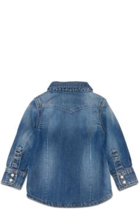 Topwear for Baby Boys Dsquared2 Giacca Denim Con Stampa
