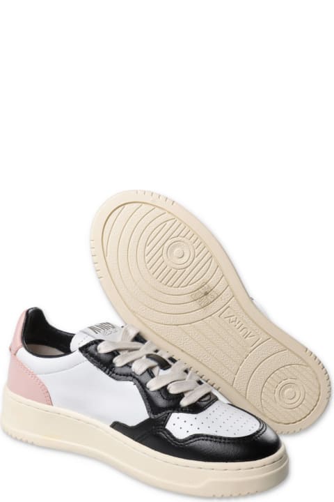Shoes for Boys Autry Autry Sneakers Bianche In Pelle Bambino