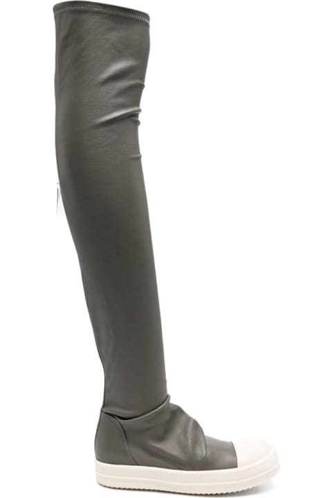 Rick Owens Leather Over-the-knee Boots