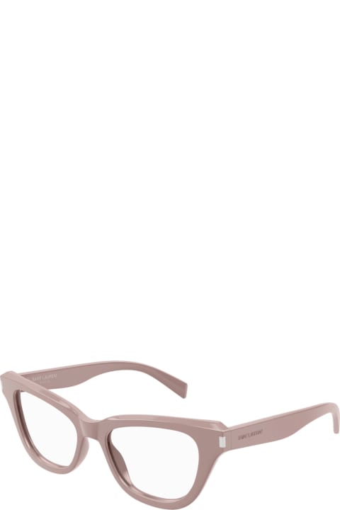Accessories for Women Saint Laurent Eyewear Sl 472 Line New Wave 006 Pink Glasses