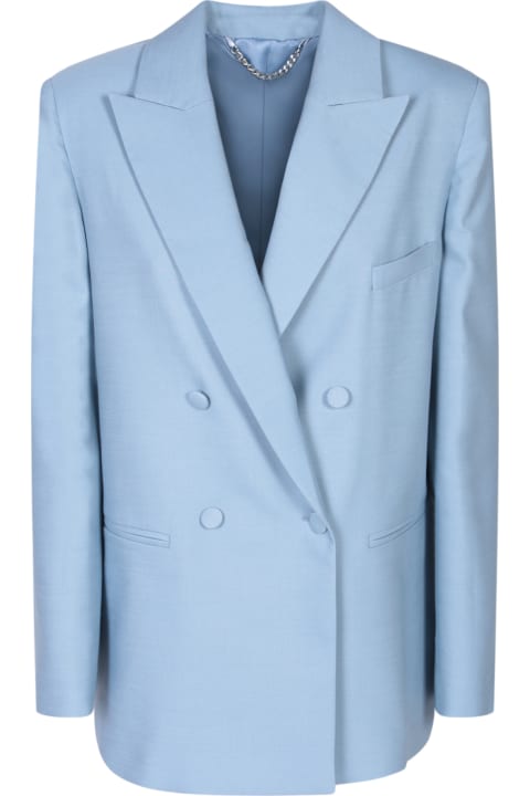 Federica Tosi for Women Federica Tosi Federica Tosi Cerulean Double-breasted Jacket