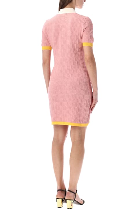 Homeware Fendi Fendi Ff Jacquard Cotton-silk Mini Dress