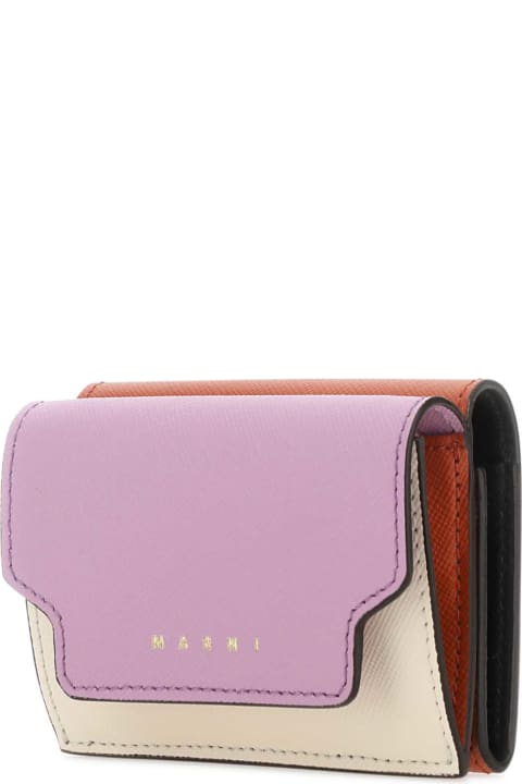 ウィメンズ 財布 Marni Multicolor Leather Wallet