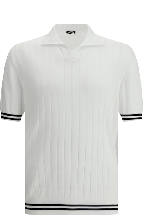 Kiton for Men Kiton Ribbed Polo Shirt