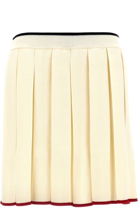 Homeware Thom Browne Knitted Pleated Skirt