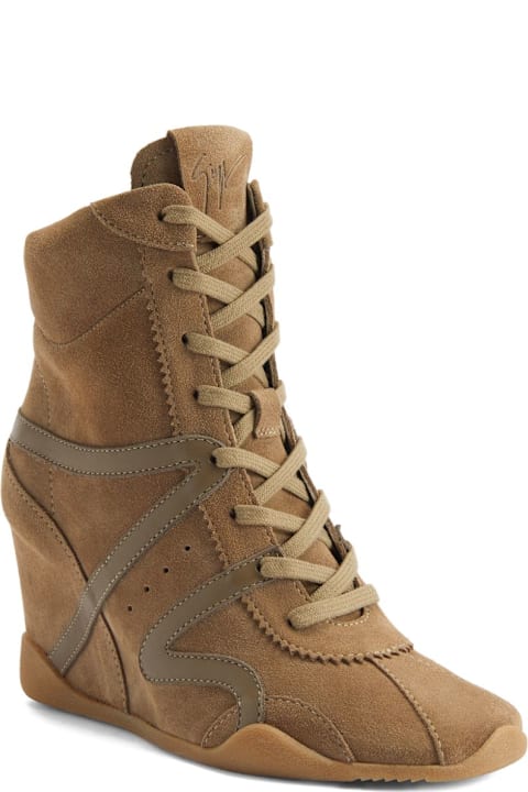 Giuseppe Zanotti for Kids Giuseppe Zanotti Suede Leather Boots